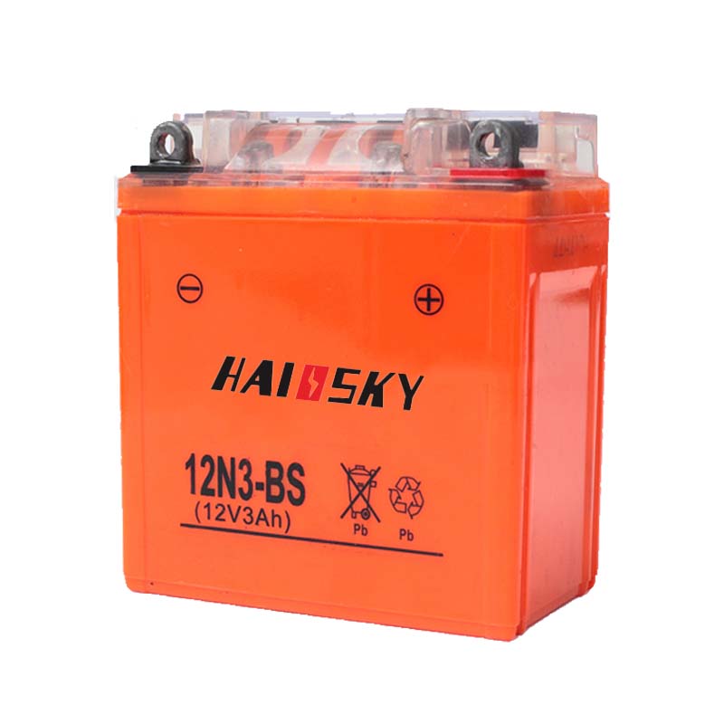 12N3-BS GEL battery 12v 3ah wet charged MF motorcycle battery
